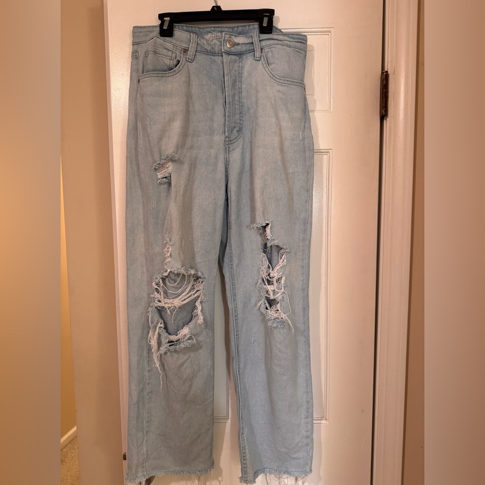 Wild Fable Light Blue Ripped Boyfriend Jeans